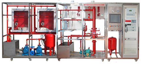 消防聯(lián)動控制中心及滅火系統(tǒng)實訓(xùn)裝置