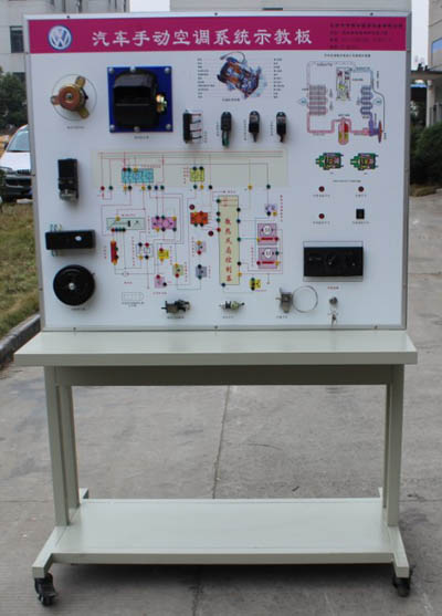汽車手動(dòng)空調(diào)系統(tǒng)示教板